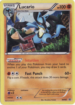 Lucario - BW Black Star Promos (Promo) [BW-85]