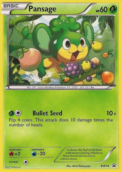Pansage - BW Black Star Promos (Promo) [BW-14]