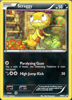 Scraggy - BW Black Star Promos (Promo) [BW-25]
