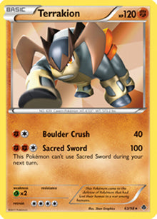 Terrakion - Emerging Powers (Holo Rare) [EPO-63]