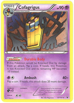 Cofagrigus - Noble Victories (Rare) [NVI-47]