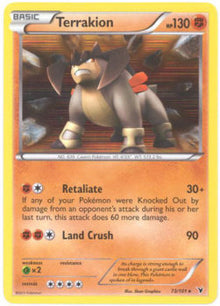 Terrakion - Noble Victories (Holo Rare) [NVI-73]