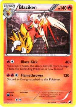 Blaziken - Dark Explorers (Holo Rare) [DEX-17]