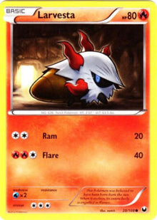Larvesta - Dark Explorers (Common) [DEX-20]