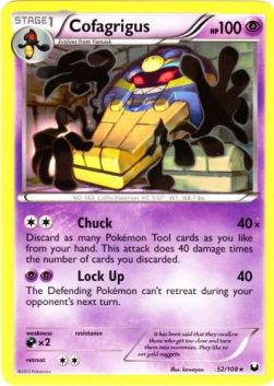 Cofagrigus - Dark Explorers (Rare) [DEX-52]