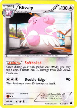 Blissey - Dark Explorers (Holo Rare) [DEX-82]