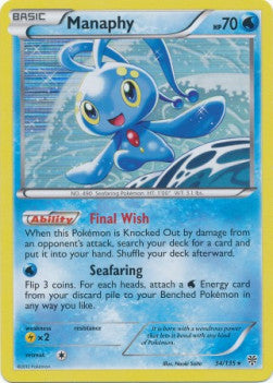 Manaphy - Plasma Storm (Holo Rare) [PLS-34]