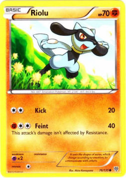 Riolu - Plasma Storm (Common) [PLS-76]