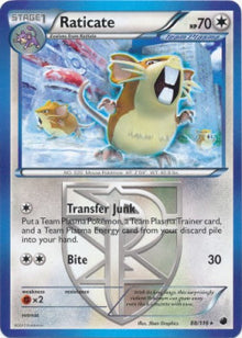Raticate - Plasma Freeze (Rare) [PLF-88]