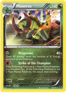 Haxorus - Plasma Blast (Holo Rare) [PLB-69]