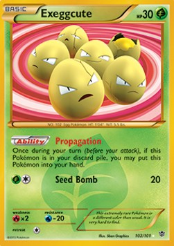 Exeggcute - Plasma Blast (Secret Rare) [PLB-102]