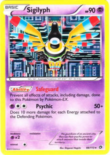 Sigilyph - Legendary Treasures (Holo Rare) [LTR-66]