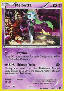 Meloetta - Legendary Treasures (Holo Rare) [LTR-78]