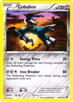 Cobalion - Legendary Treasures (Holo Rare) [LTR-91]