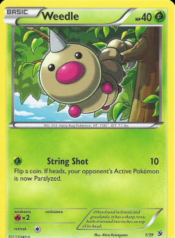 Weedle - XY Kalos Starter Set (Common) [KSS-1]