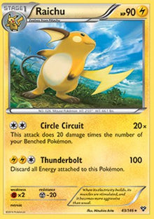 Raichu - XY (Holo Rare) [XY-43]
