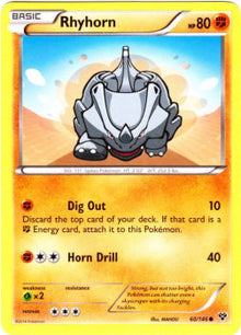 Rhyhorn - XY (Common) [XY-60]