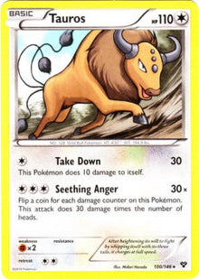 Tauros - XY (Rare) [XY-100]