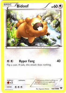 Bidoof - XY (Common) [XY-106]