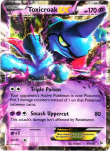 Toxicroak EX - Flashfire (Ultra Rare) [FLF-41]