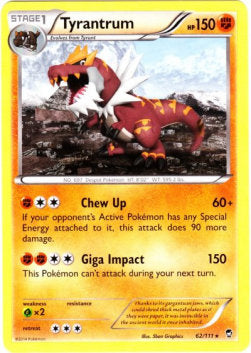 Tyrantrum - Furious Fists (Rare) [FFI-62]