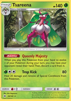 Tsareena - Sun & Moon (Holo Rare) [SUM-20]