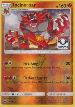 Incineroar - Sun & Moon (Promo) [SUM-26]