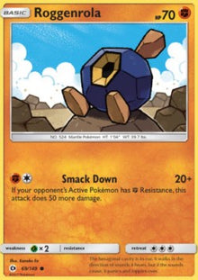 Roggenrola - Sun & Moon (Common) [SUM-69]