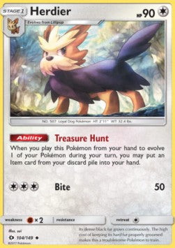 Herdier - Sun & Moon (Uncommon) [SUM-104]