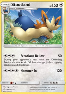 Stoutland - Sun & Moon (Rare) [SUM-105]