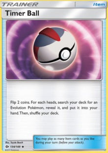 Timer Ball - Sun & Moon (Uncommon) [SUM-134]