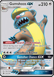 Gumshoos GX - Sun & Moon (Ultra Rare) [SUM-145]
