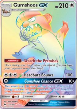 Gumshoos GX - Sun & Moon (Secret Rare) [SUM-157]