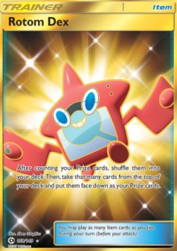 Rotom Dex - Sun & Moon (Secret Rare) [SUM-159]