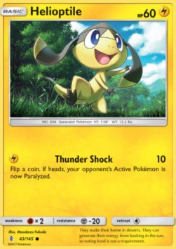 Helioptile - Guardians Rising (Common) [GRI-43]