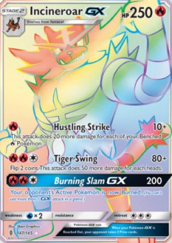 Incineroar GX - Guardians Rising (Secret Rare) [GRI-147]