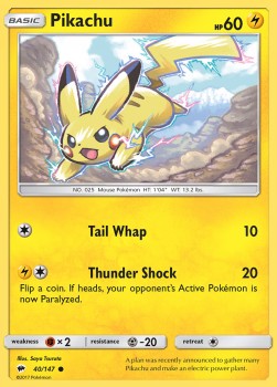 Pikachu - Burning Shadows (Common) [BUS-40]
