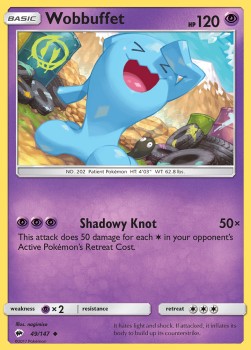 Wobbuffet - Burning Shadows (Uncommon) [BUS-49]