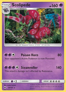 Scolipede - Burning Shadows (Rare) [BUS-58]