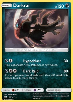 Darkrai - Burning Shadows (Holo Rare) [BUS-87]