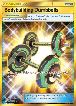 Bodybuilding Dumbbells - Burning Shadows (Secret Rare) [BUS-161]