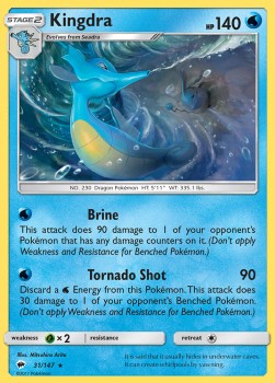 Kingdra - Burning Shadows (Holo Rare) [BUS-31]