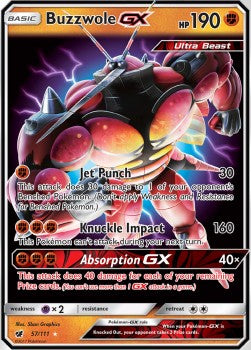 Buzzwole GX - Crimson Invasion (Ultra Rare) [CIN-57]