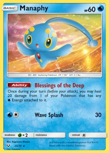 Manaphy - Shining Legends (Holo Rare) [SLG-25]