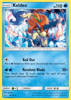 Keldeo - Shining Legends (Holo Rare) [SLG-26]