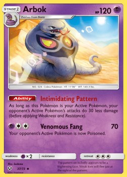 Arbok - Shining Legends (Uncommon) [SLG-37]