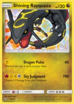 Shining Rayquaza - Shining Legends (Ultra Rare) [SLG-56]