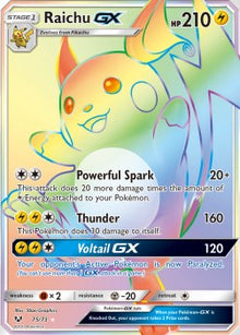 Raichu GX - Shining Legends (Secret Rare) [SLG-75]