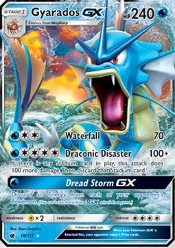 Gyarados GX - Crimson Invasion (Ultra Rare) [CIN-18]