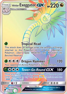 Alolan Exeggutor GX - Crimson Invasion (Secret Rare) [CIN-118]